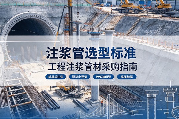 西峰注浆管选型标准
