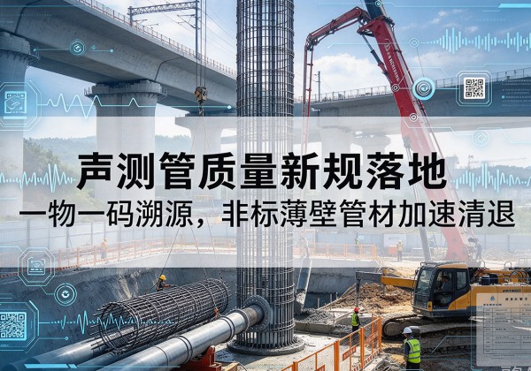 西峰声测管质量新规落地，一物一码溯源，非标薄壁管材加速清退