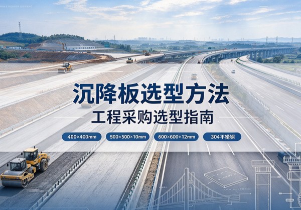 西峰沉降板选择方法